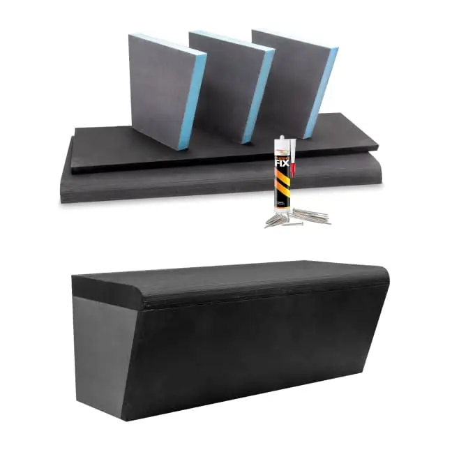 Thermopanel Tileable Bench